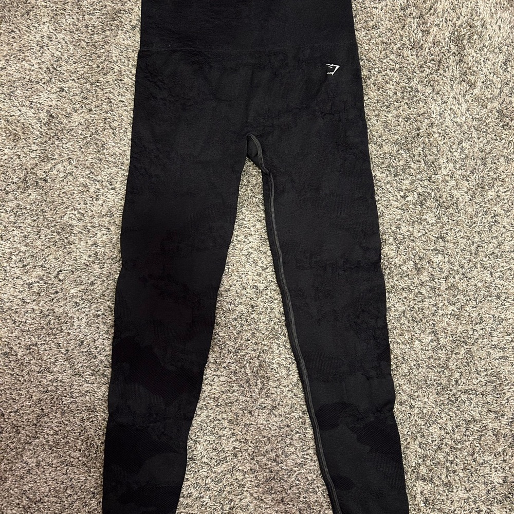 Gymshark Adapt Camo Black Leggings